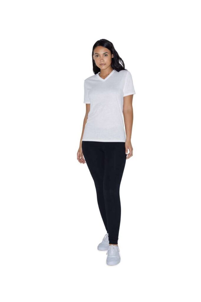 WOMEN'S SUBLIMATION CLASSIC SHORT SLEEVE V-NECK T-SHIRT - Slika 4