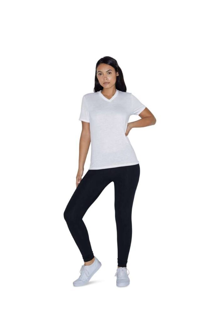 WOMEN'S SUBLIMATION CLASSIC SHORT SLEEVE V-NECK T-SHIRT - Slika 8