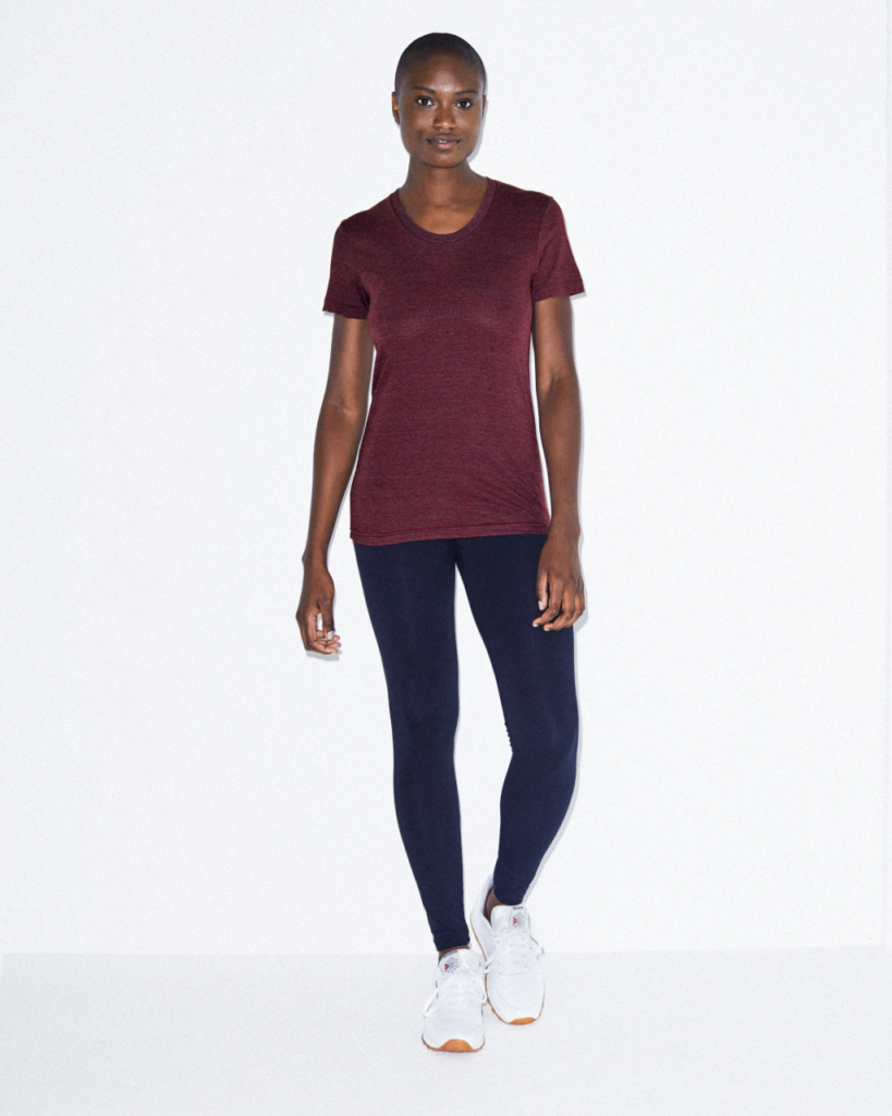 WOMEN'S TRI-BLEND SHORT SLEEVE TRACK T-SHIRT - Slika 4