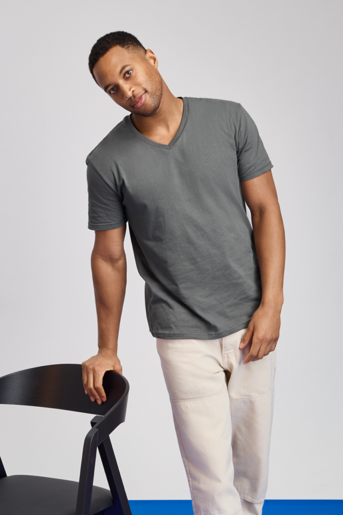 SOFTSTYLE® ADULT V-NECK T-SHIRT - Slika 6