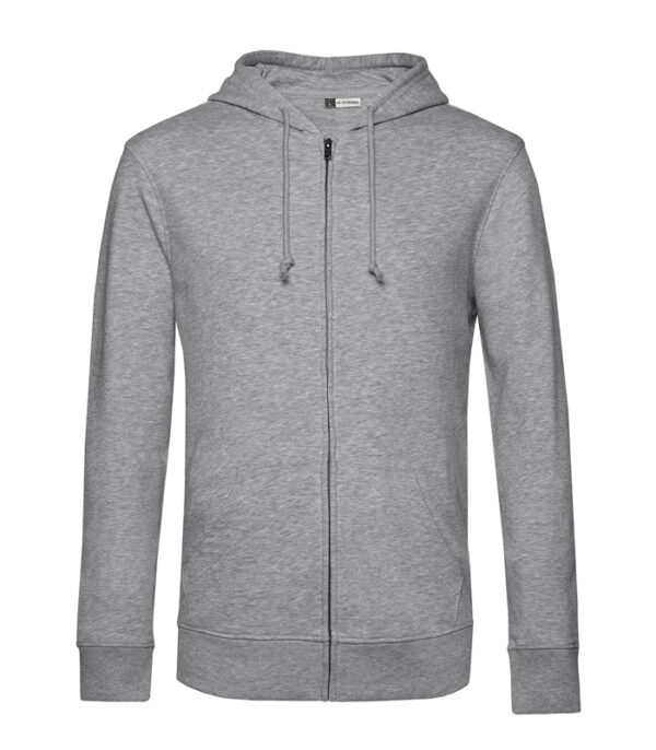 B&C | Organic Zipped Hood | men