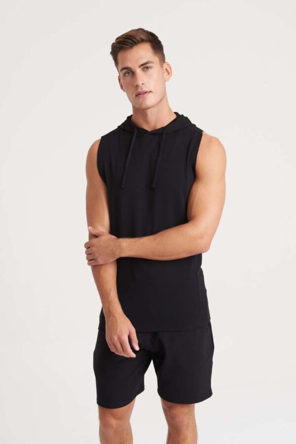 URBAN SLEEVEESS MUSCLE HOODIE