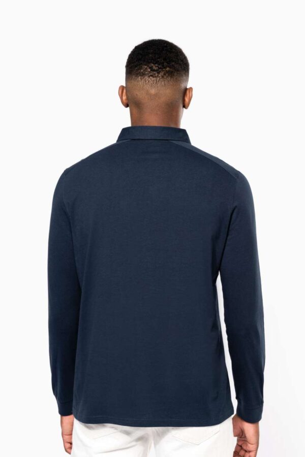 MEN'S LONG SLEEVED JERSEY POLO SHIRT