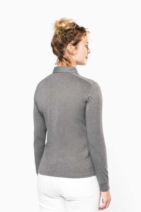 LADIES' LONG SLEEVE JERSEY POLO SHIRT