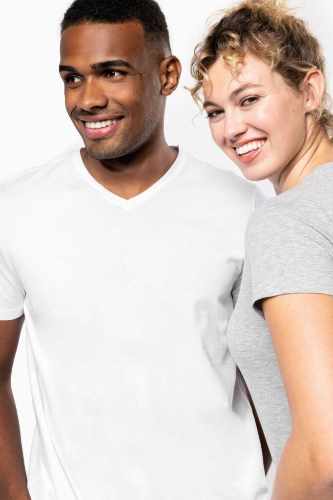 MEN'S SHORT-SLEEVED V-NECK T-SHIRT - Slika 3