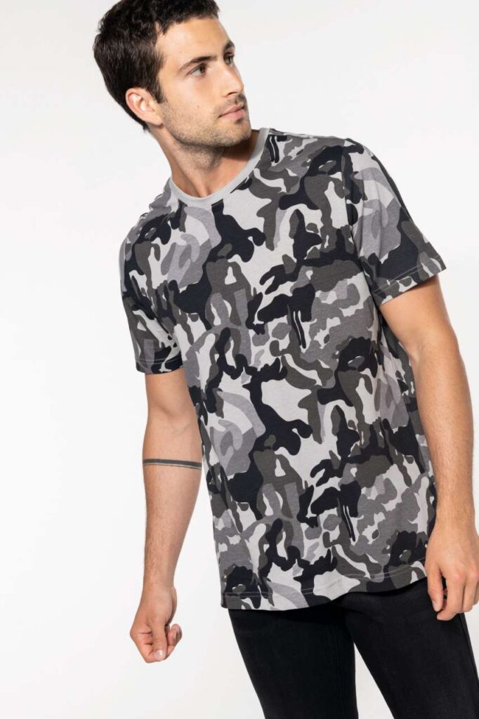 MEN'S SHORT-SLEEVED CAMO T-SHIRT - Slika 2