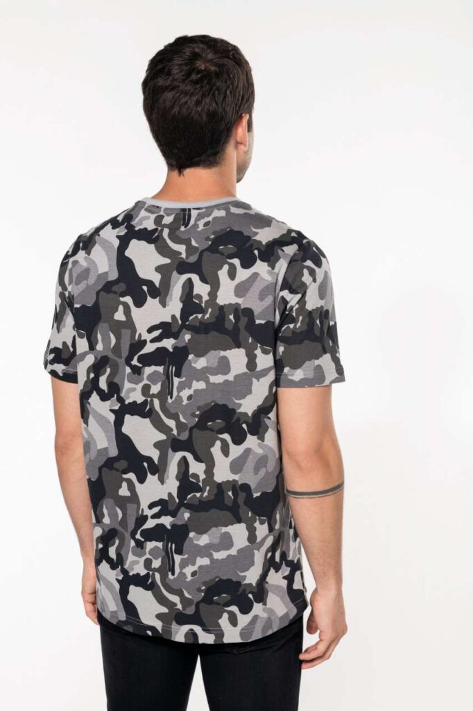 MEN'S SHORT-SLEEVED CAMO T-SHIRT - Slika 3