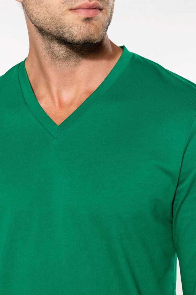 MEN'S LONG-SLEEVED V-NECK T-SHIRT - Slika 5