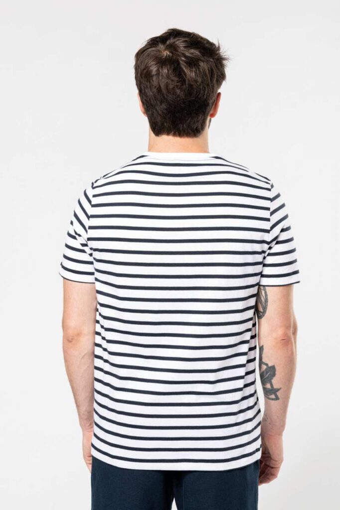 STRIPED SHORT SLEEVE SAILOR T-SHIRT WITH POCKET - Slika 3