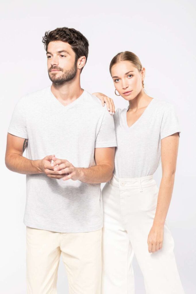 LADIES' SHORT-SLEEVED V-NECK T-SHIRT - Slika 4