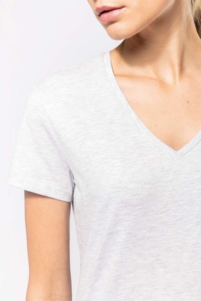 LADIES' SHORT-SLEEVED V-NECK T-SHIRT - Slika 5