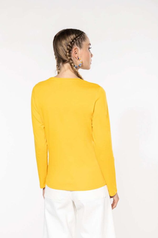 LADIES' LONG-SLEEVED CREW NECK T-SHIRT