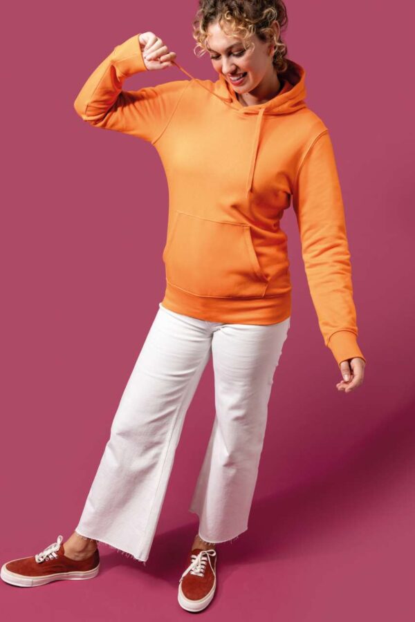 LADIES' ECO-FRIENDLY HOODED SWEATSHIRT