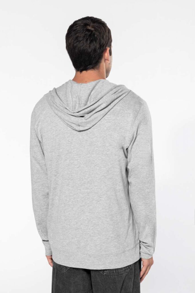 LIGHTWEIGHT COTTON HOODED SWEATSHIRT - Slika 4