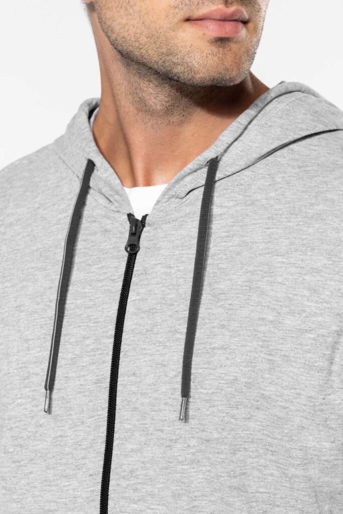 LIGHTWEIGHT COTTON HOODED SWEATSHIRT - Slika 6