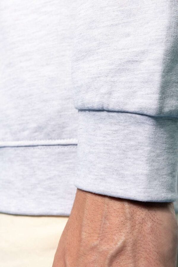 ZIP NECK SWEATSHIRT