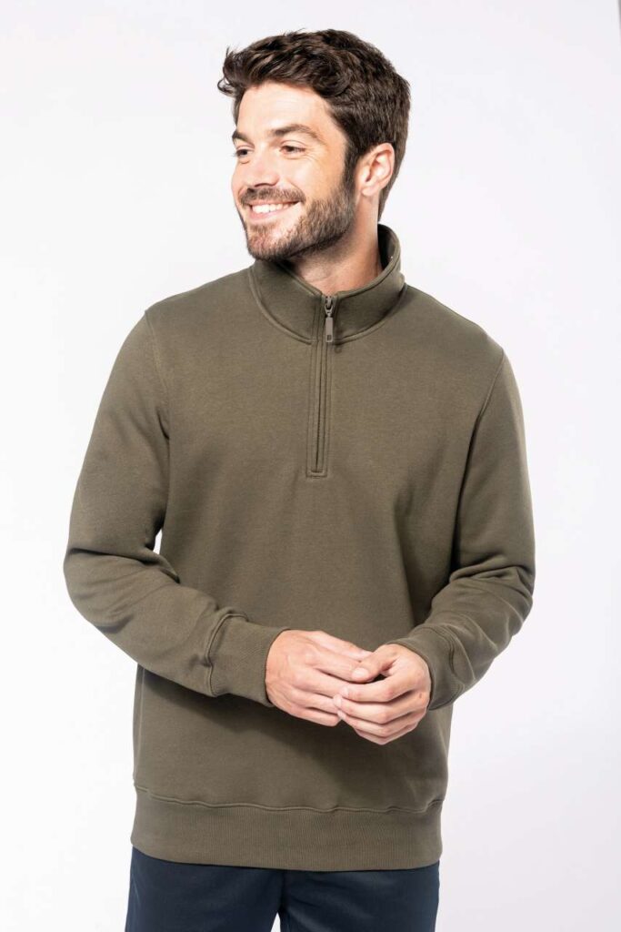 ZIPPED NECK SWEATSHIRT - Slika 4