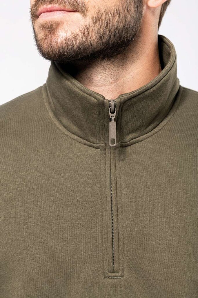 ZIPPED NECK SWEATSHIRT - Slika 5