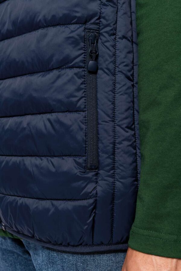 MEN’S LIGHTWEIGHT SLEEVELESS FAKE DOWN JACKET