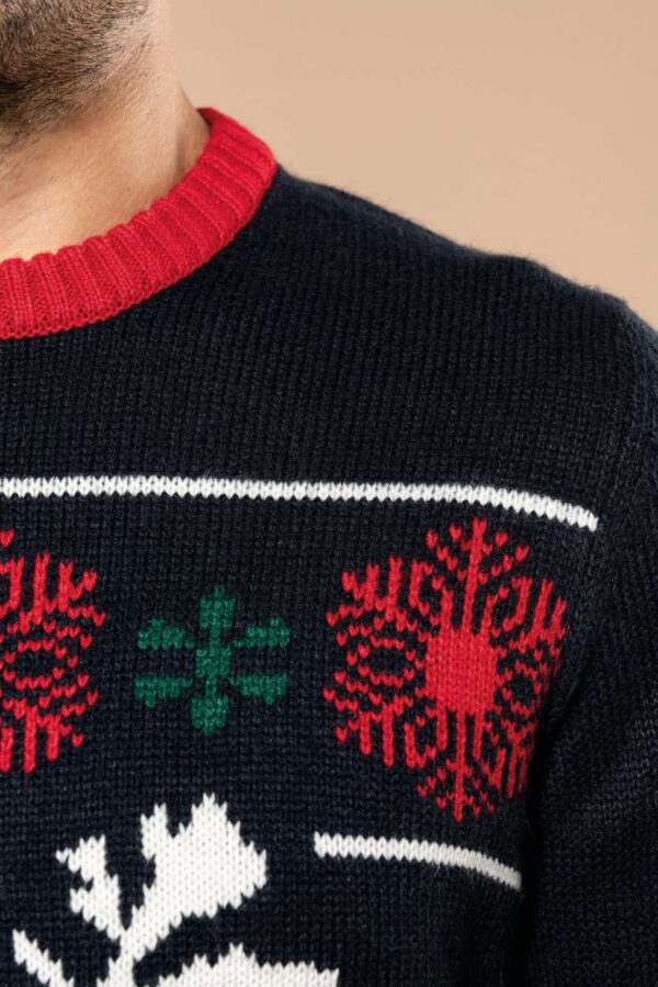 UNISEX BOŽIĆNI DŽEMPER S OKRUGLIM IZREZOM