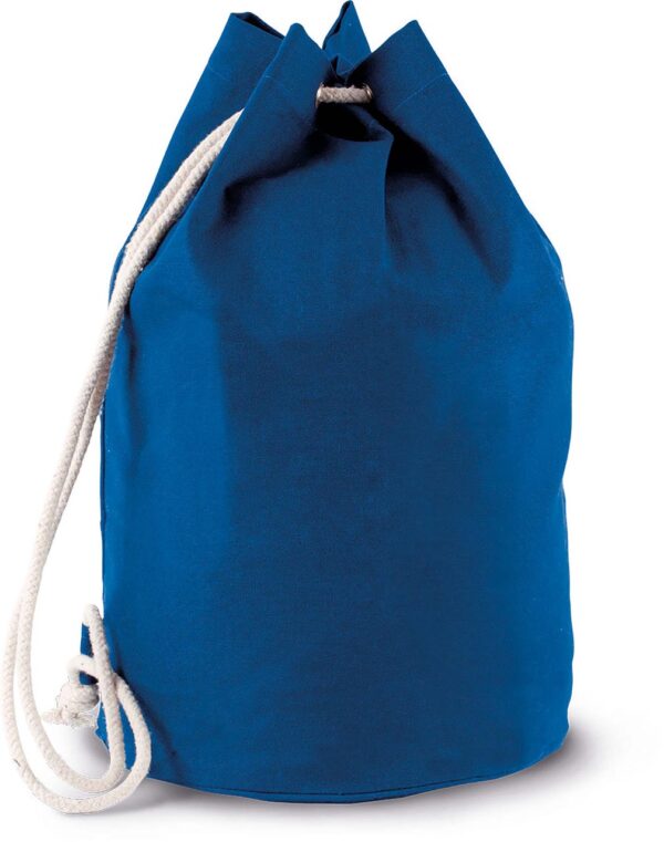 COTTON SAILOR-STYLE BAG WITH DRAWSTRING