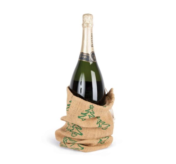 BOTTLE CARRIER WITH CHRISTMAS PATTERNS
