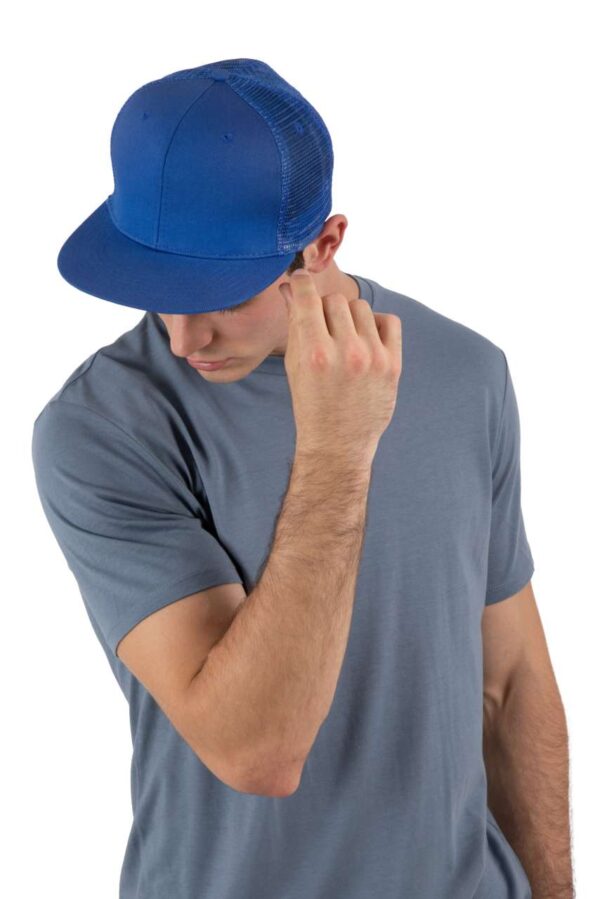 TRUCKER FLAT PEAK CAP - 6 PANELS