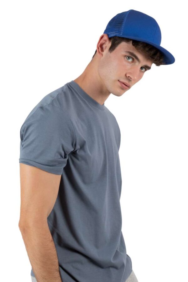TRUCKER FLAT PEAK CAP - 6 PANELS