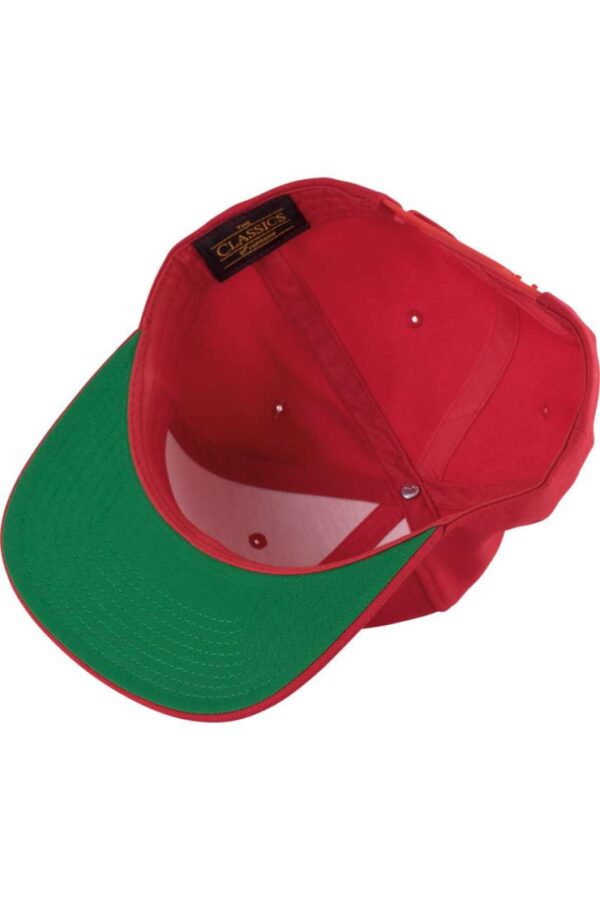 FLAT PEAK CAP - 6 PANELS