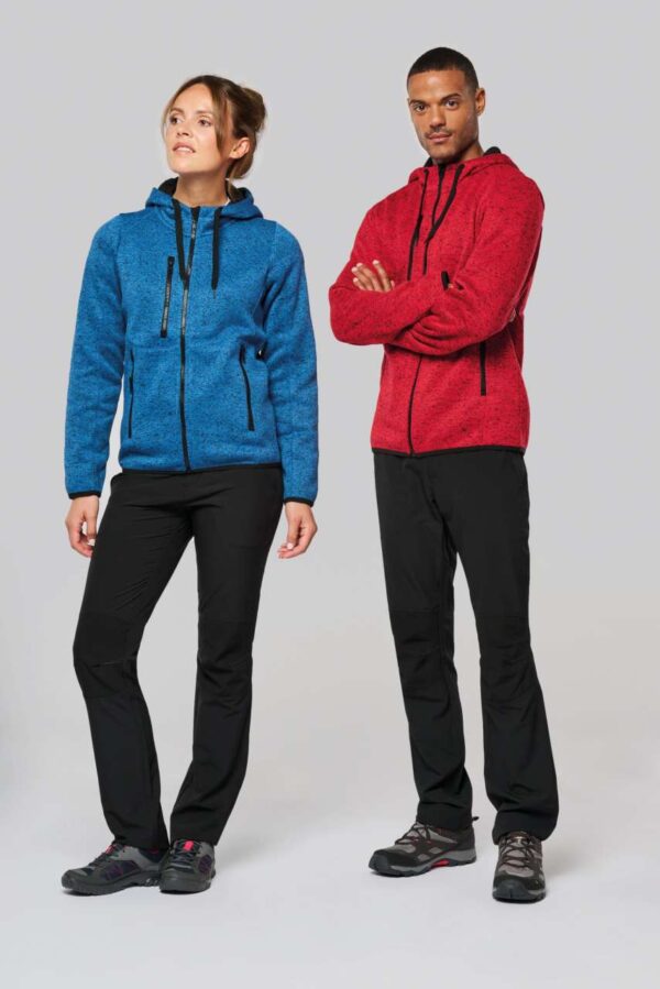 LADIES’ HEATHER HOODED JACKET