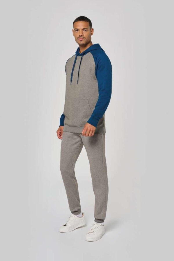 ADULT TWO-TONE HOODED SWEATSHIRT
