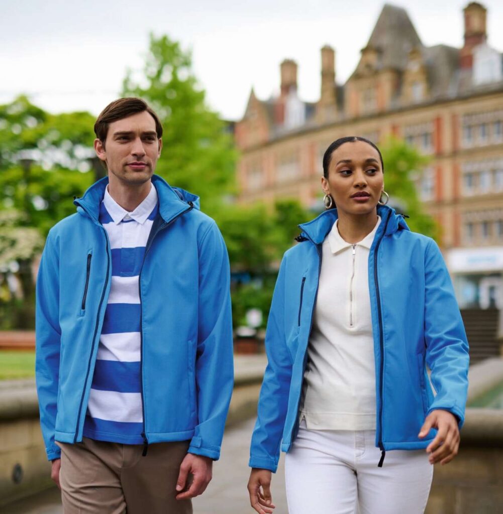 VENTURER 3 LAYER HOODED PRINTABLE SOFTSHELL JACKET - Slika 2