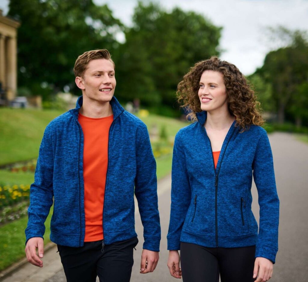 THORNLY MEN - FULL ZIP MARL FLEECE - Slika 3
