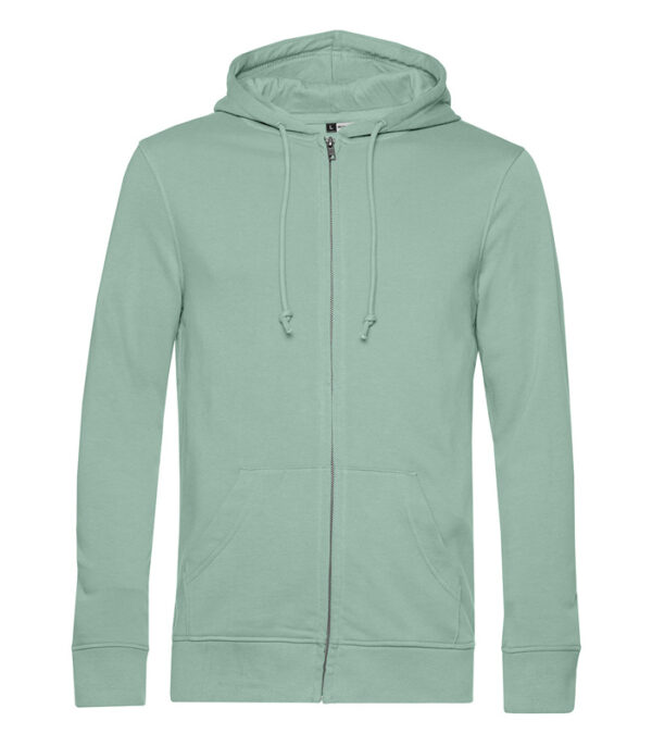 B&C | Organic Zipped Hood | men