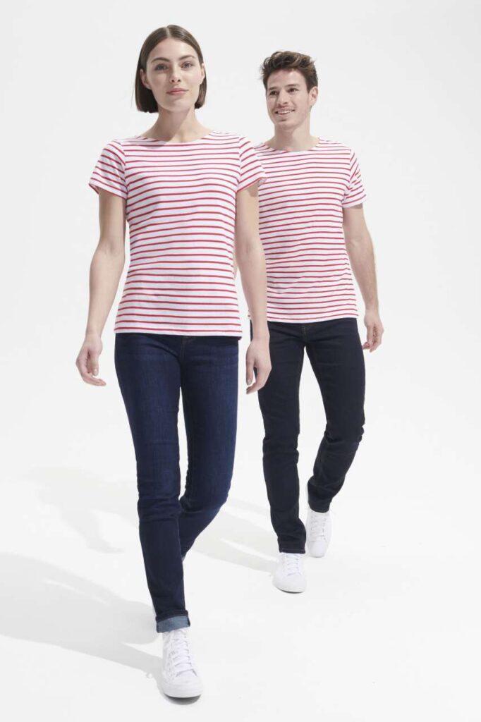 SOL'S MILES MEN - ROUND NECK STRIPED T-SHIRT - Slika 3