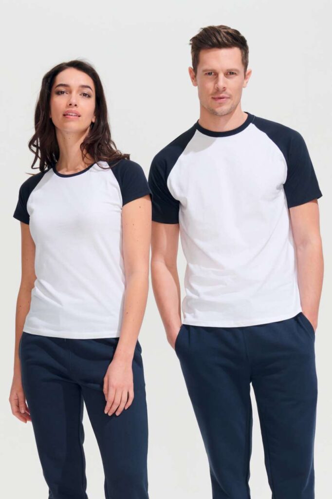 SOL'S MILKY - WOMEN'S 2-COLOR RAGLAN SLEEVES T-SHIRT - Slika 2