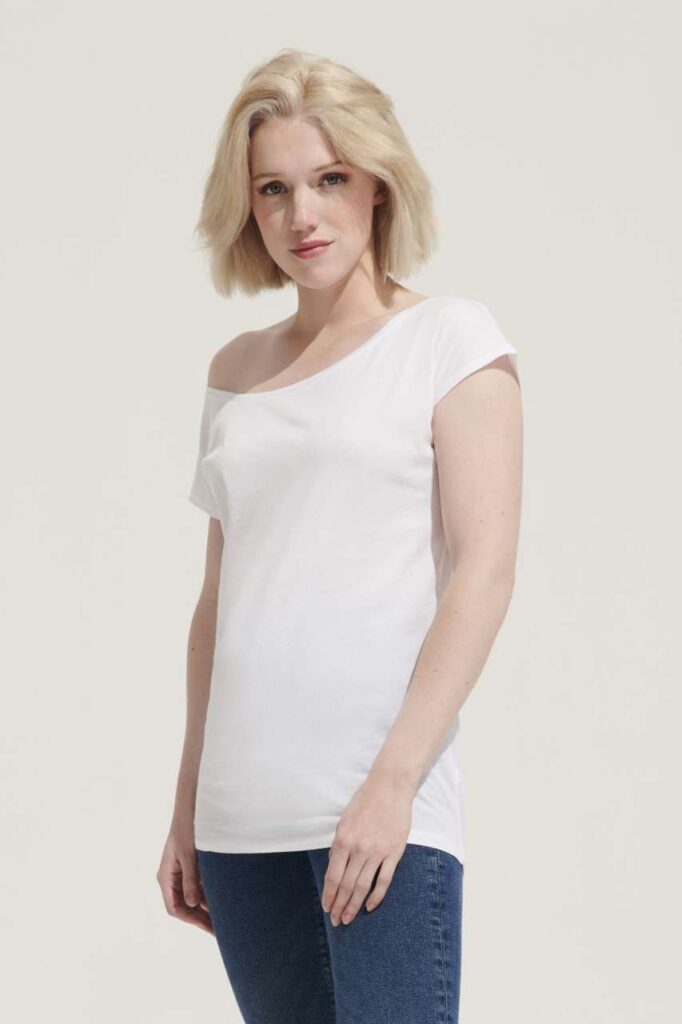 SOL'S MARYLIN - WOMEN’S SHORT SLEEVE LONG KIMONO T-SHIRT - Slika 2