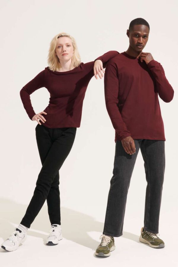 SOL'S MAJESTIC - WOMEN'S ROUND COLLAR LONG SLEEVE T-SHIRT