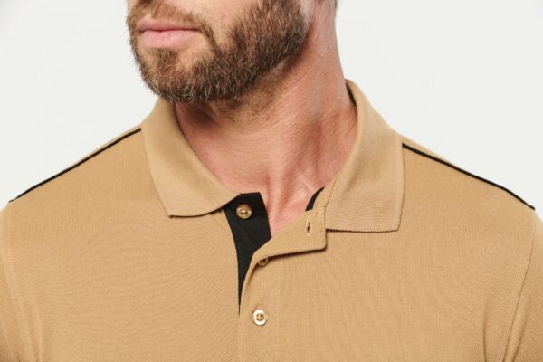 MEN'S SHORT-SLEEVED CONTRASTING DAYTODAY POLO SHIRT