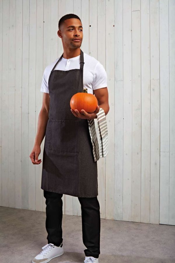 'COLOURS COLLECTION’ BIB APRON WITH POCKET